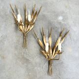 Pair of Wall Lights "Wheat Sheaf"