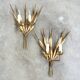 Pair of "Wheat Sheaf" Wall Lights