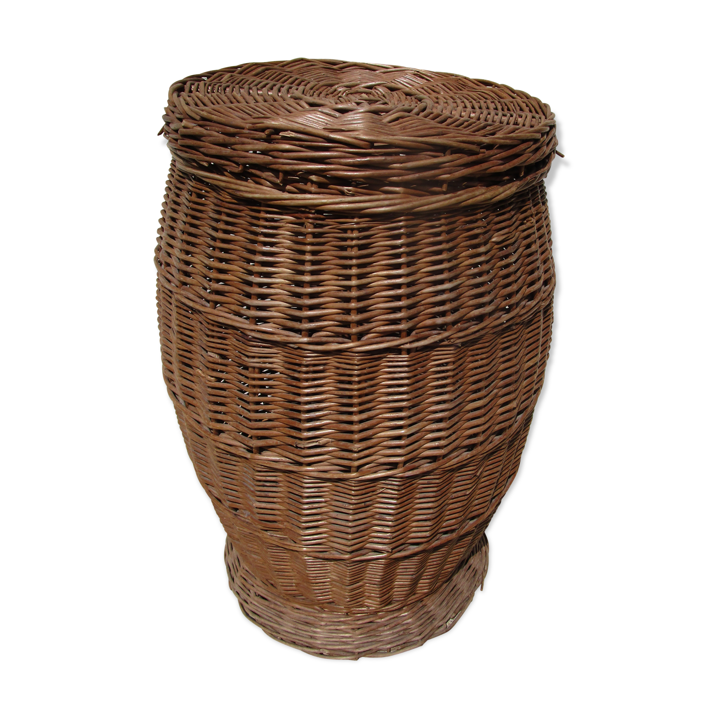 Panier à linge en osier