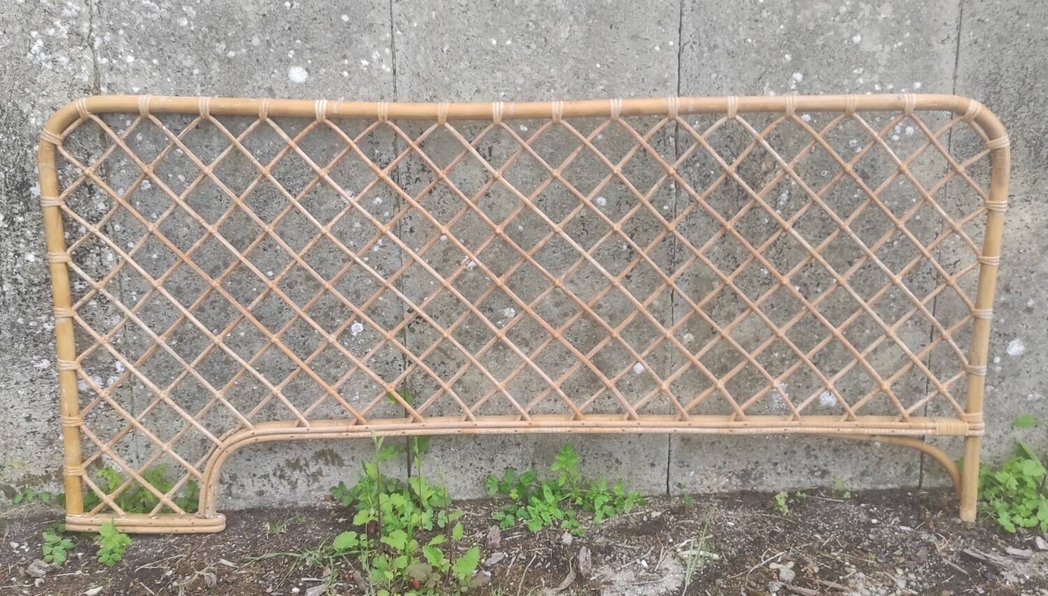 Tête de lit rotin 167 cm
