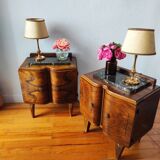 Pair of Art Deco bedside tables