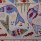 Tapis noué à la main, tapis turc vintage 49x99 cm