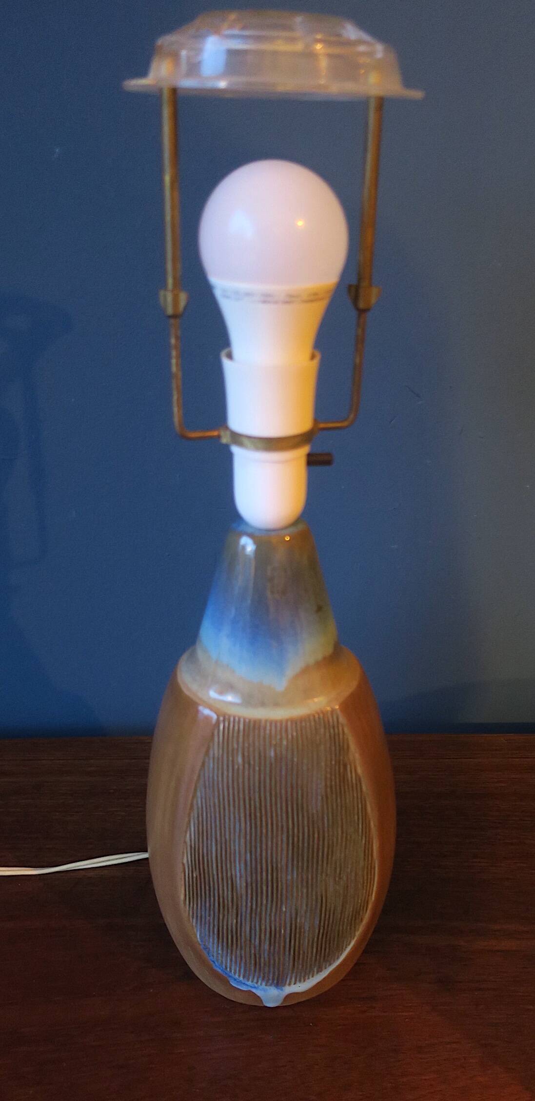 Lampe de table en céramique par Michael Andersen et Fils, Danemark, années 1960.