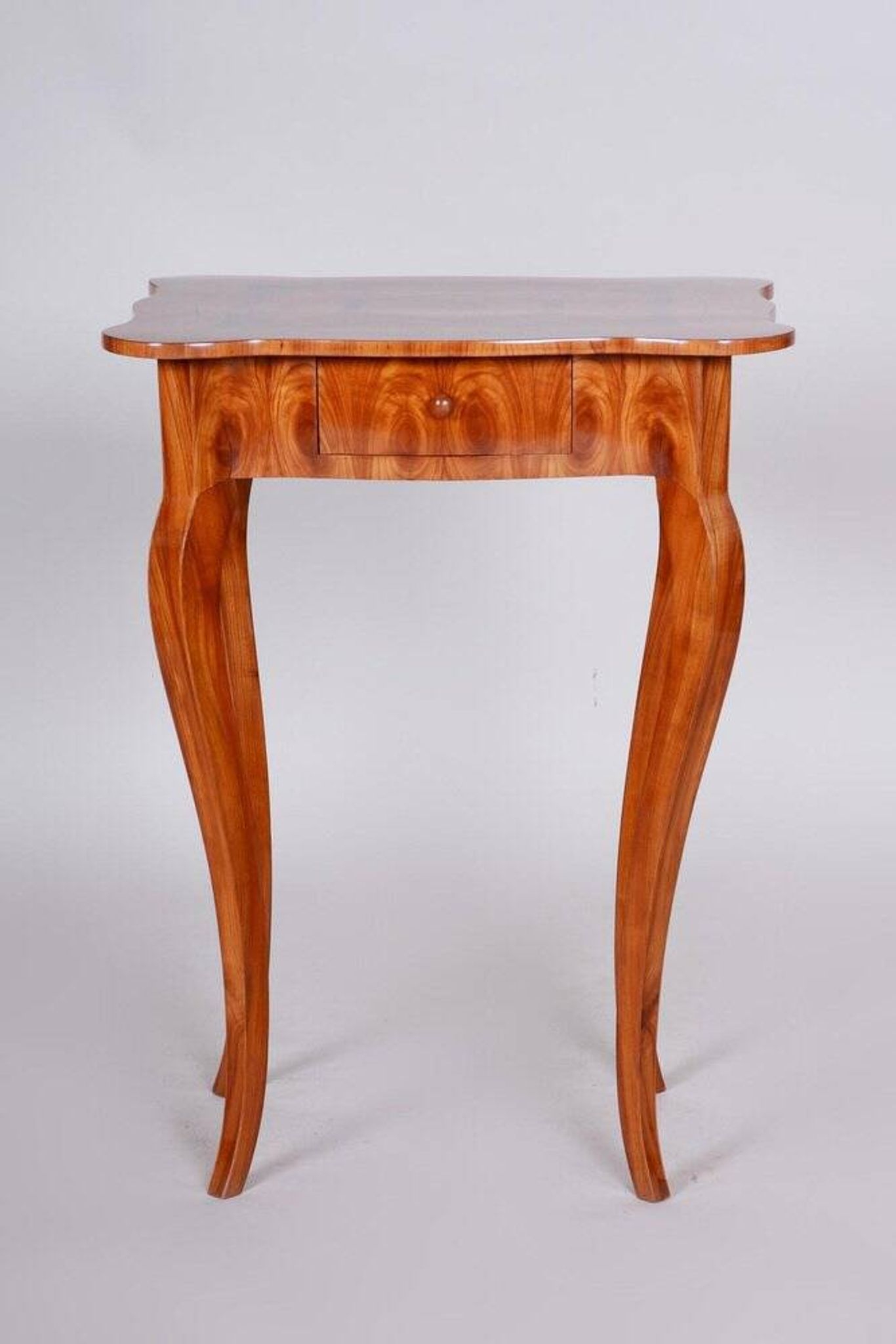 Small Classicism Cherry Table, Czechia, 1780s
