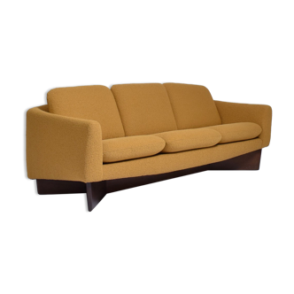 Dangles and Defrance yellow sofa. France, 1960s.