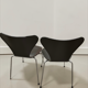 Series 7 Chairs by Arne Jacobsen for Fritz Hansen, black