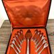 Jean Couzon 13-piece stainless steel dessert cutlery box/case