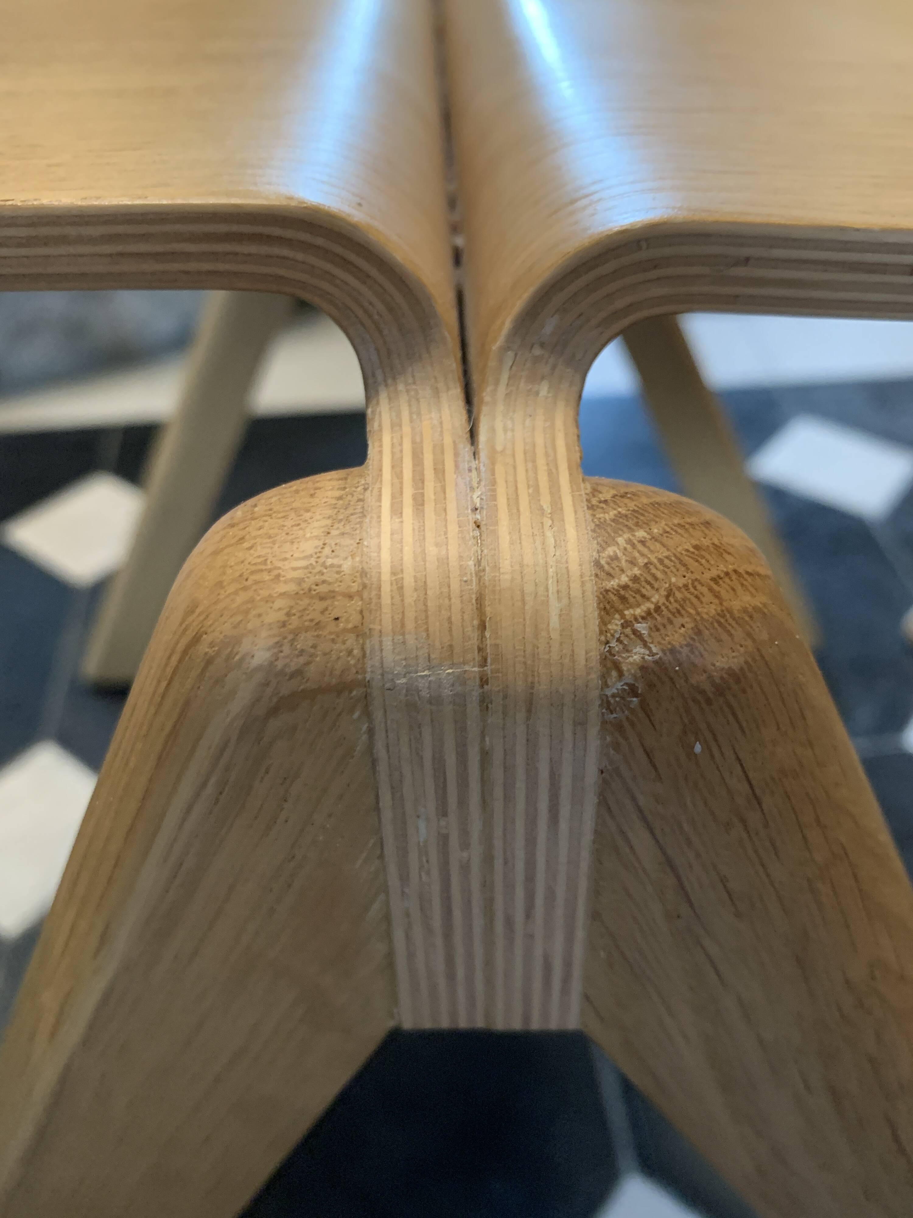 Set of 4 stackable chairs, Ronan & Erwan Bouroullec for HAY Copenhagen.
