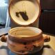 Bowl and saucer Pottery of the Dove Orriule Madeleine Brault