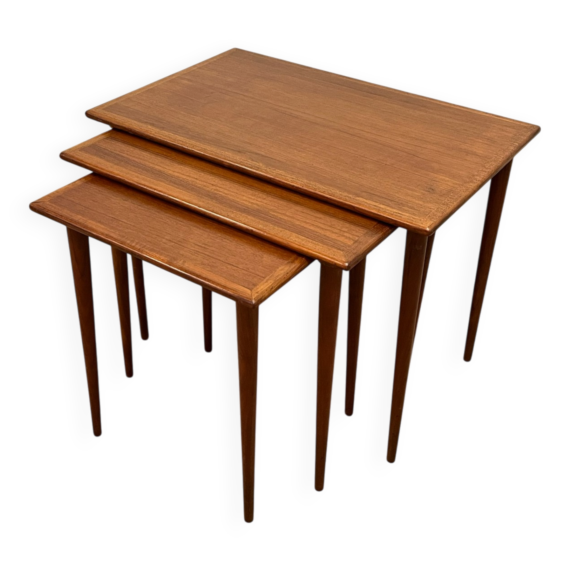 Danish nesting tables in teak