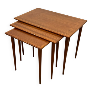Tables gigognes danoises - teck