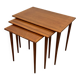 Danish nesting tables in teak