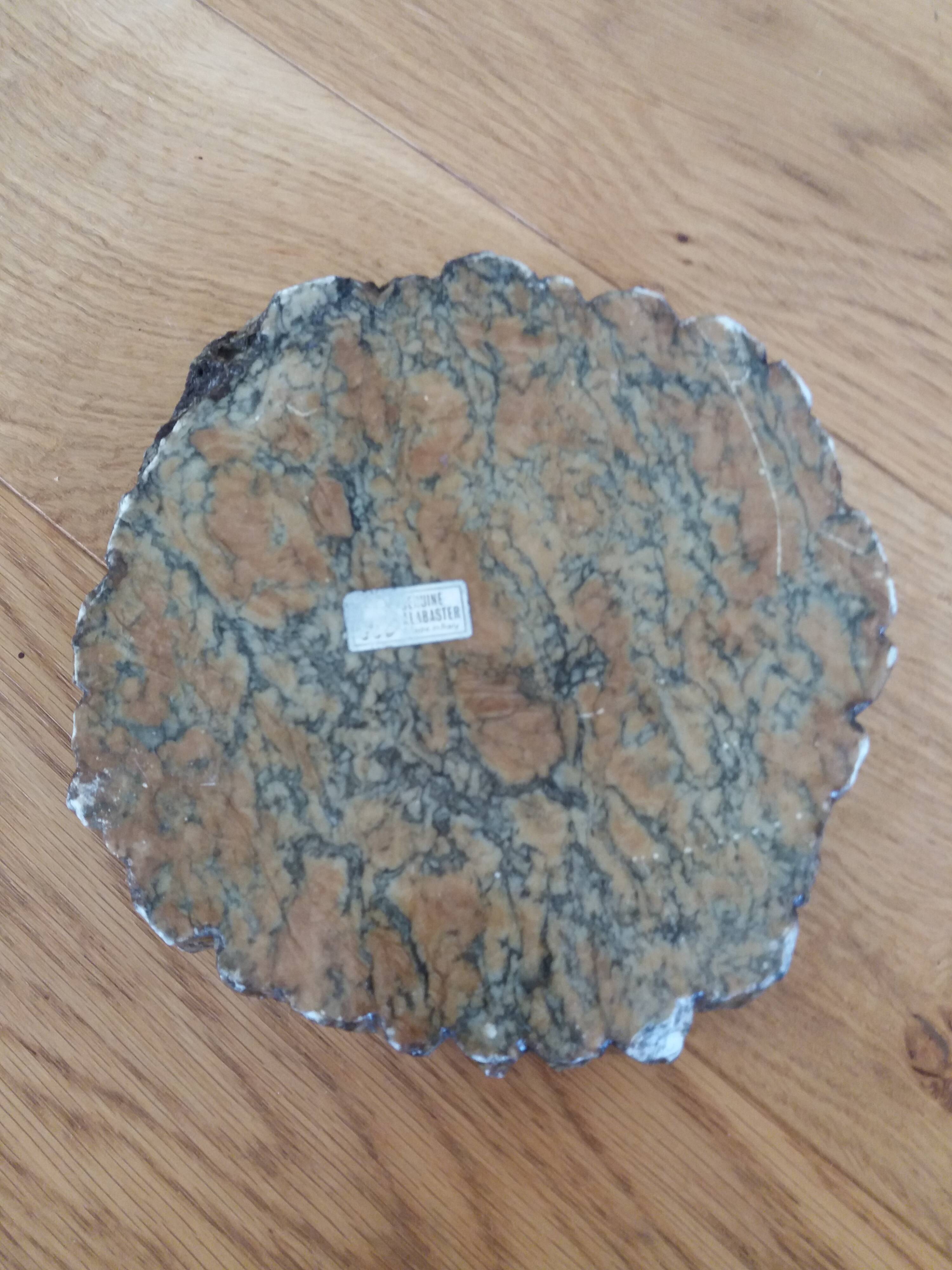 Romano Bianchi alabaster ashtray Italy