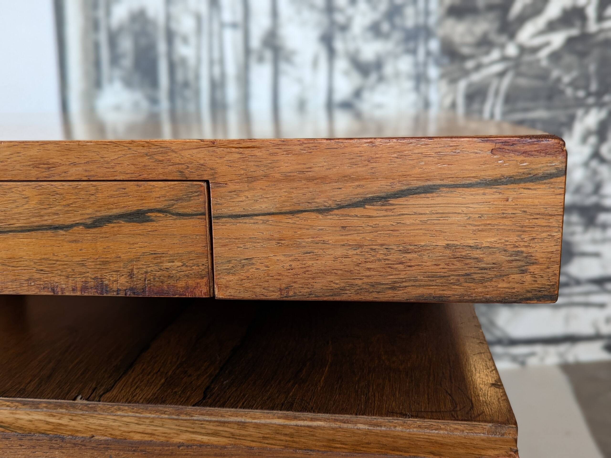 Rio rosewood executive desk, 1970s.