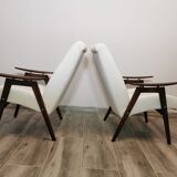 Paire de fauteuils par Jaroslav Smidek restaurés