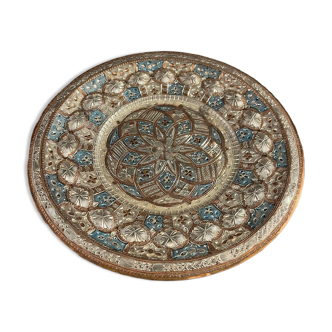 Hammered copper platter