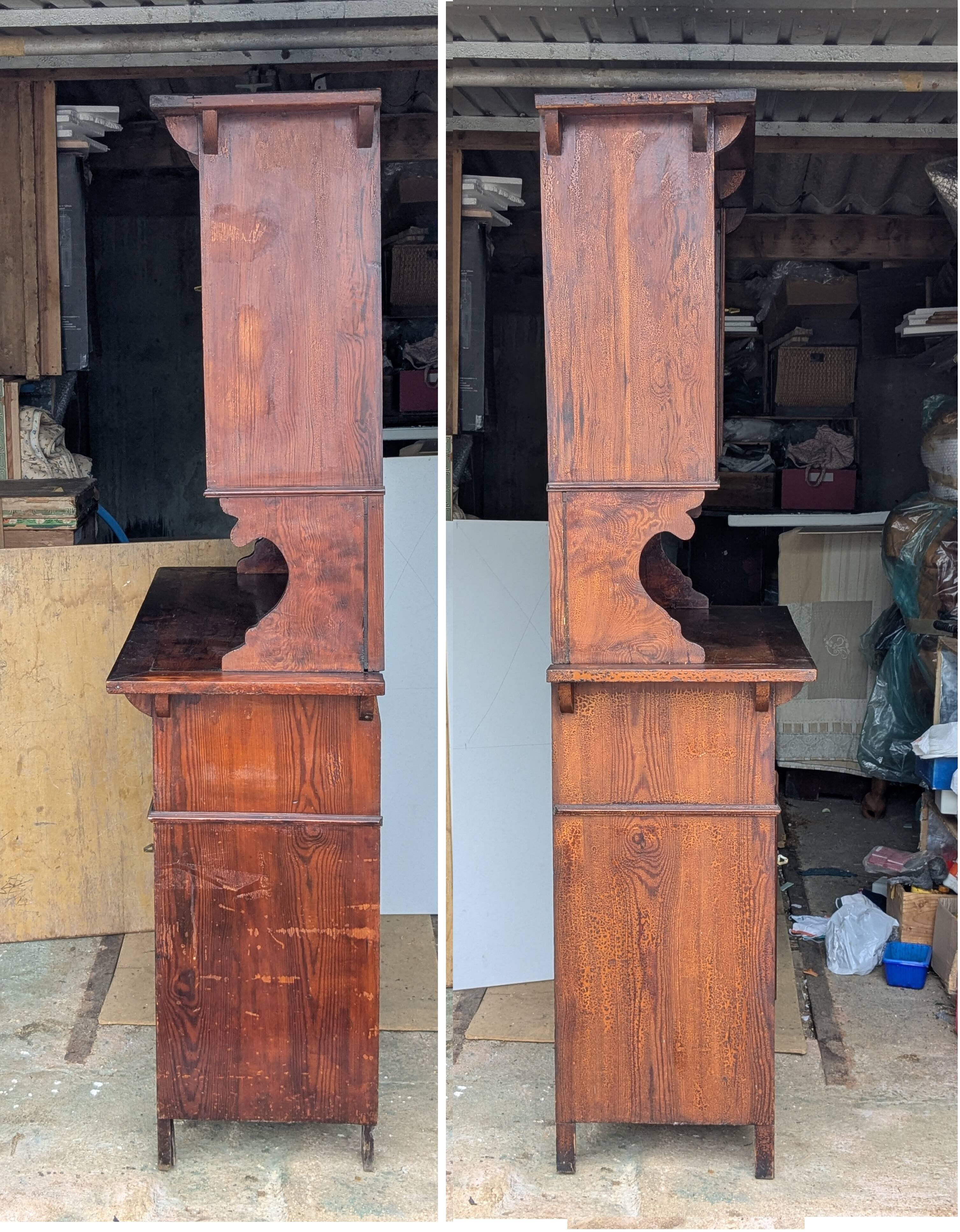 Japanese-style two-body buffet - Arts and crafts - circa 1900 Art Nouveau