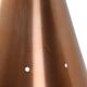 Mid-century cone pendant lamp / copper / aluminium / Danish modern design / 1960s