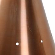 Mid-century cone pendant lamp / copper / aluminium / Danish modern design / 1960s