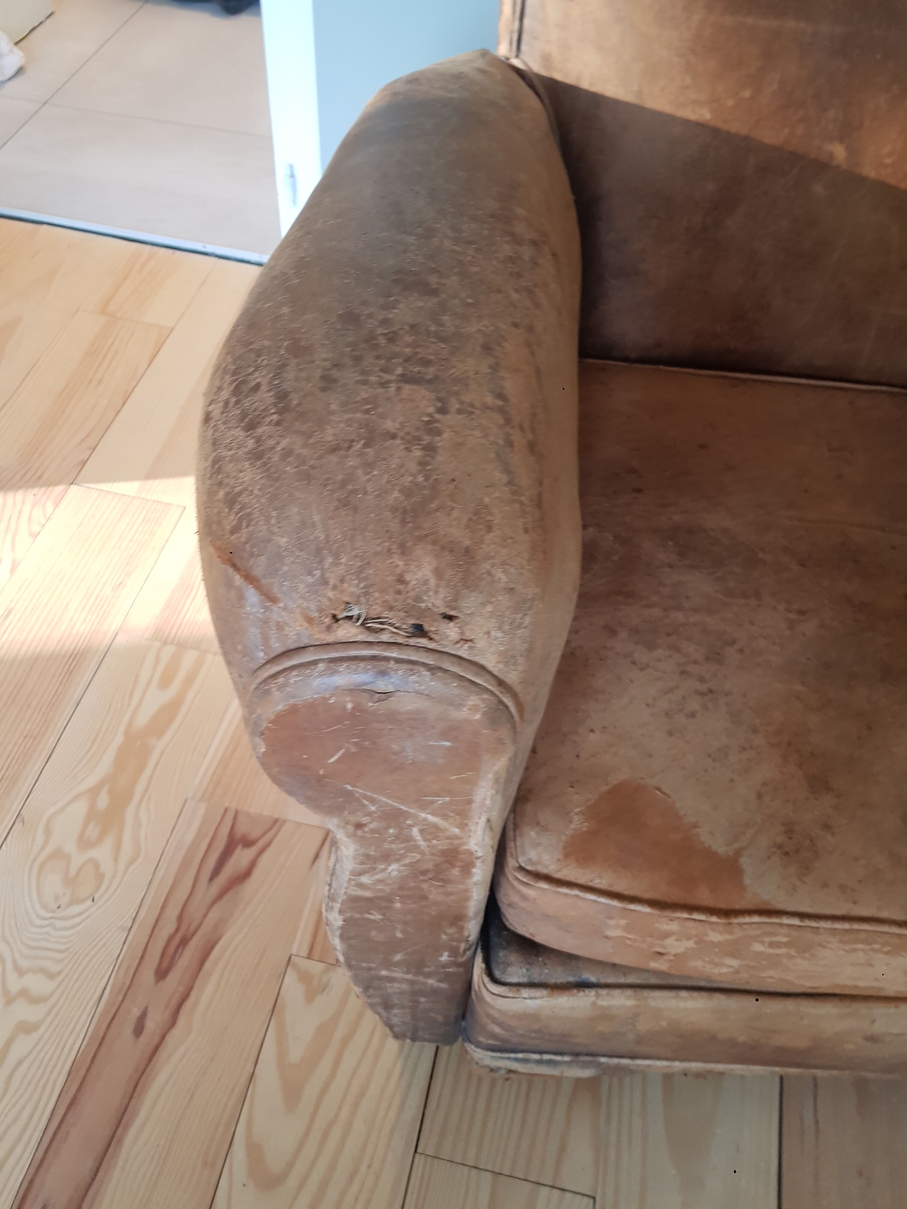Fauteuil club années 50