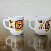 Series of 6 pop mobil coffee cups, Jean Charles Meunier 1970