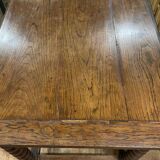 Wooden table with gateleg flaps