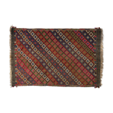 Tapis kilim anatolien fait à la main 230 cm x 155 cm
