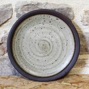 Set of 8 ceramic dessert plates from Poterie Hautes Ribes, Grasse