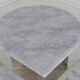 Ensemble de 3 tables d'appoint en marbre en forme de goutte d'eau, table basse vintage.