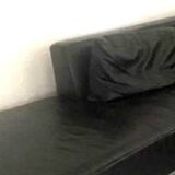 Leather corner sofa