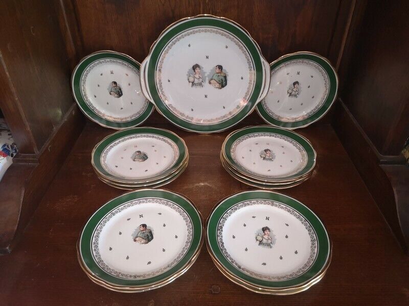 Limoges porcelain dessert service