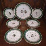 Limoges porcelain dessert service