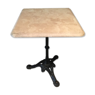 Marble tray bistro table
