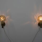 Set of Two Wall Lamps, Denmark, 1970s