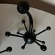 Pair of black space age sputnik coat racks