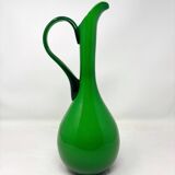 Vase vert gazon en opaline Empoli