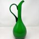 Empoli grass green opaline vase