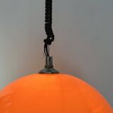 Vintage 70s Adjustable Pendant Lamp Chandelier