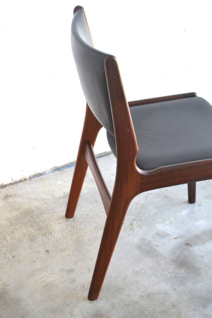 Series of four chairs by Erik Buch