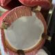 Pair of toadstool armchairs
