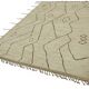 Tapis tribal unique en laine beige noué à la main, 208 cm x 303 cm