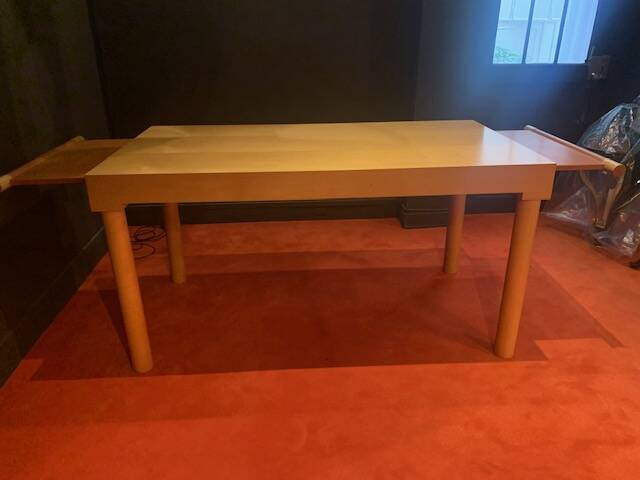 Liaigre desk polo around 1990 in sycamore