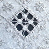 Old linen/cotton and fine embroidery