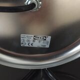 Mushroom lamp 70s glass and metal