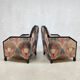 Art deco club chairs lounge chairs 'Luxury peacock dessin'