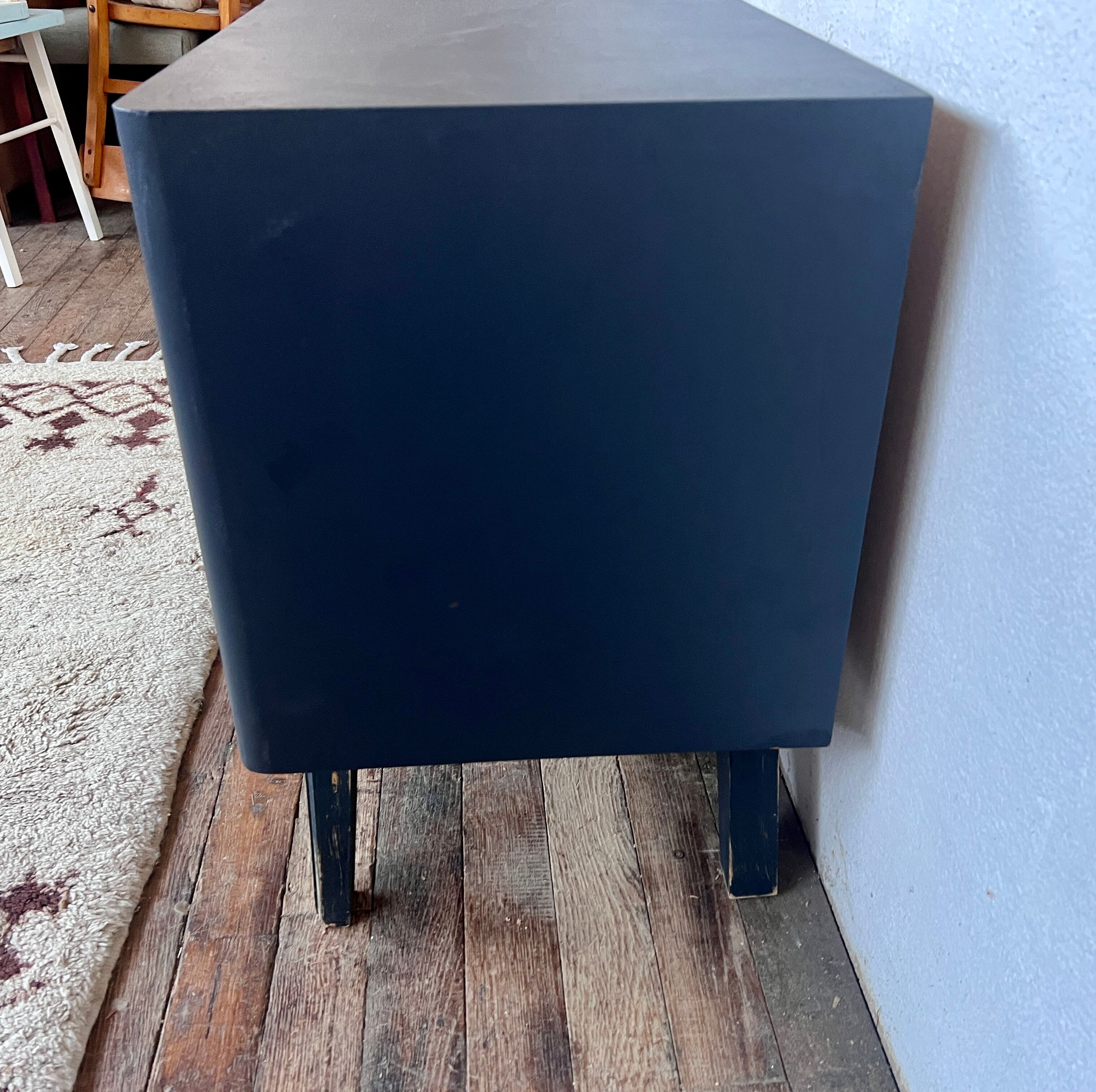 Enfilade meuble tv vintage pieds compas