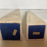 Pair of Fratelli Mannelli travertine bookends