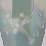 1960s set of six crystal glasses, made in Italy