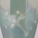 1960s set of six crystal glasses, made in Italy