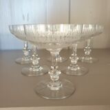 Old champagne glasses